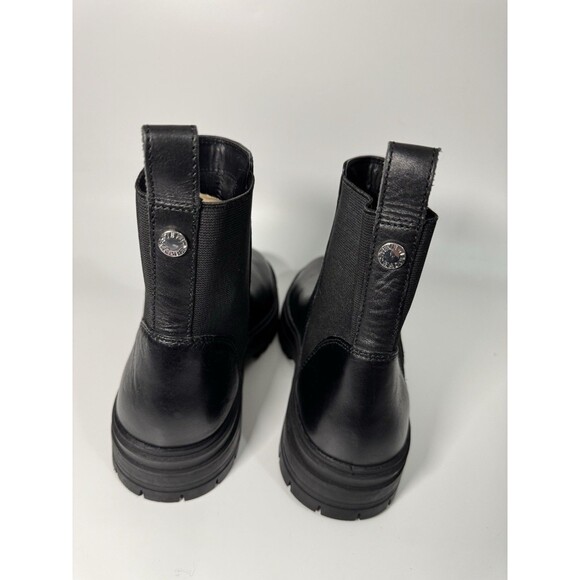 Steve  madden ankle boots size 8 medium black leather - Picture 7 of 16